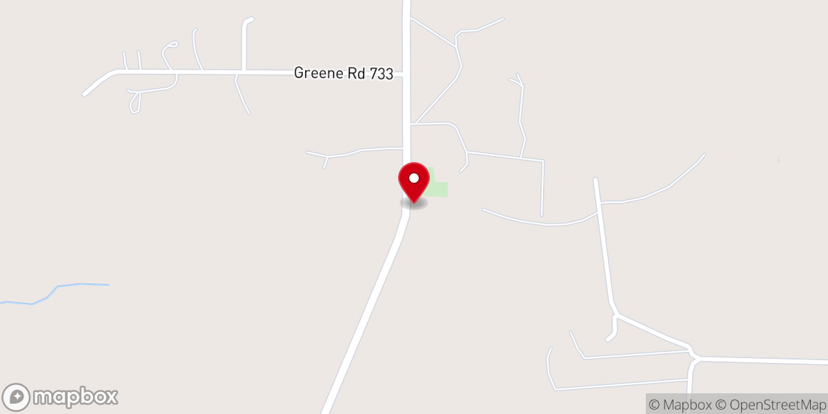 Map showing location of Liberty Church of Christ Paragould