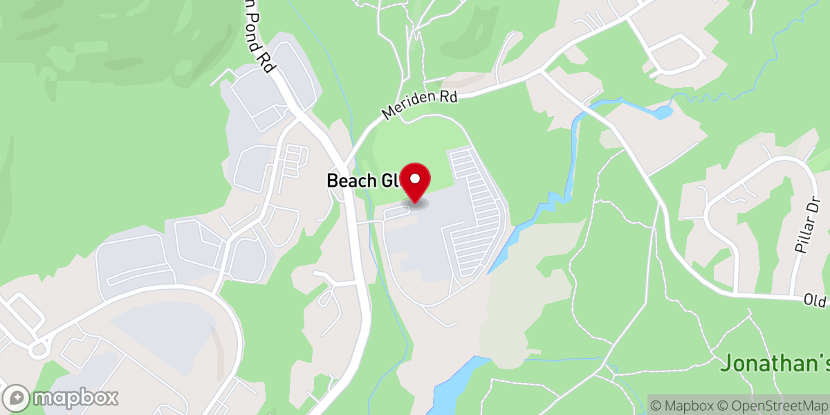 Map showing location of Christ Church Rockaway