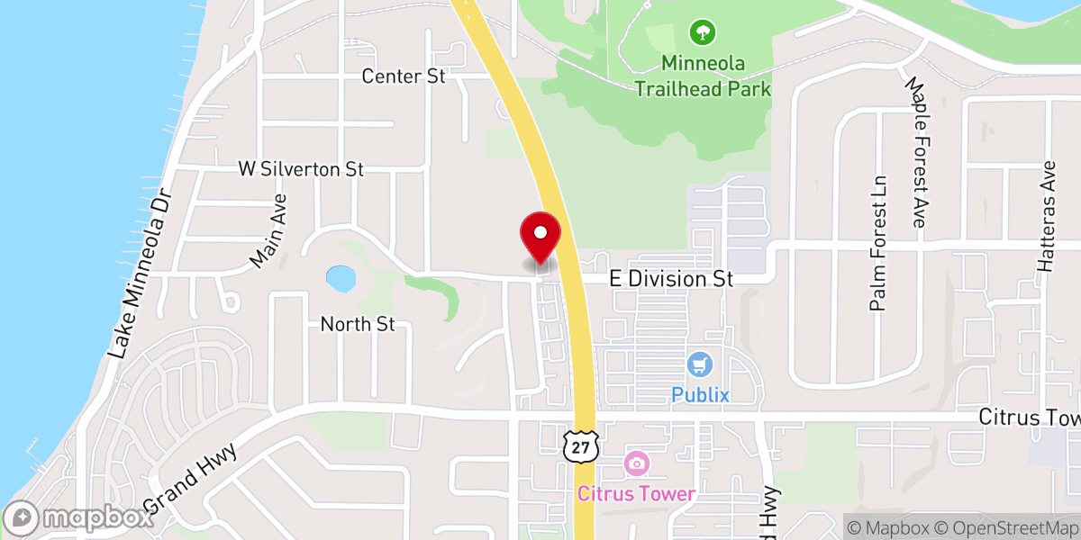 Map showing location of Ark Ministry Family Worship Center