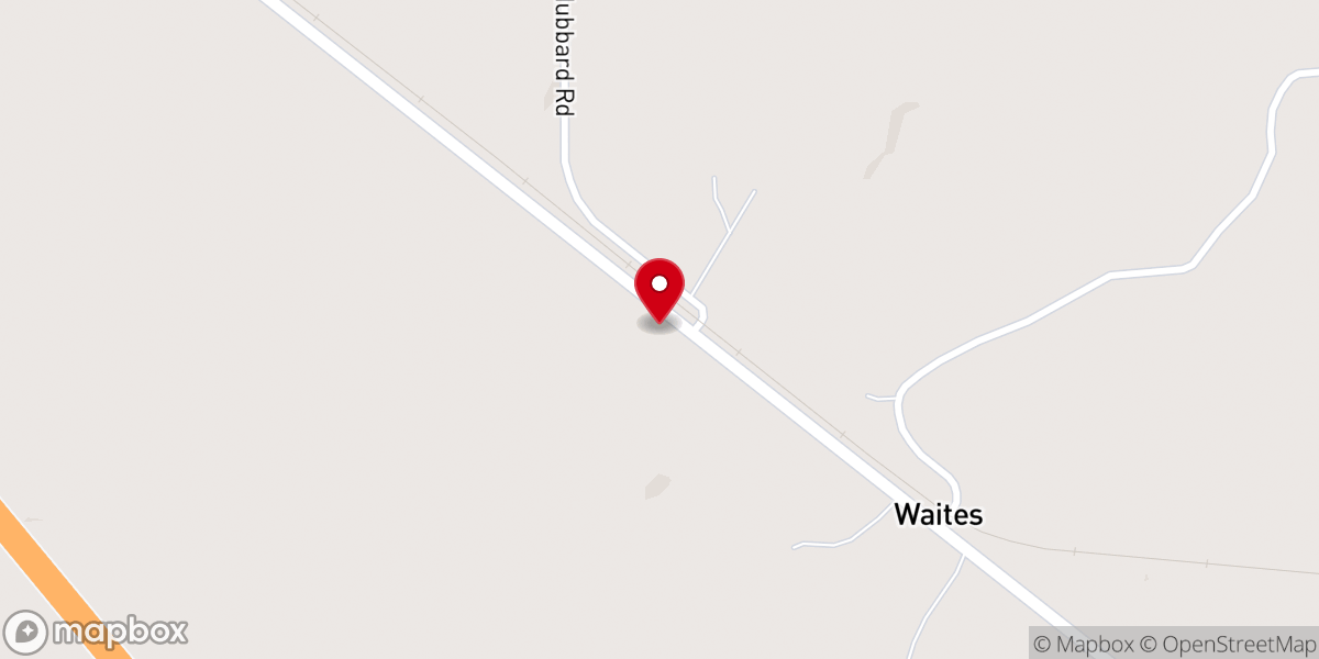 Map showing location of St. Marks M.B. Church