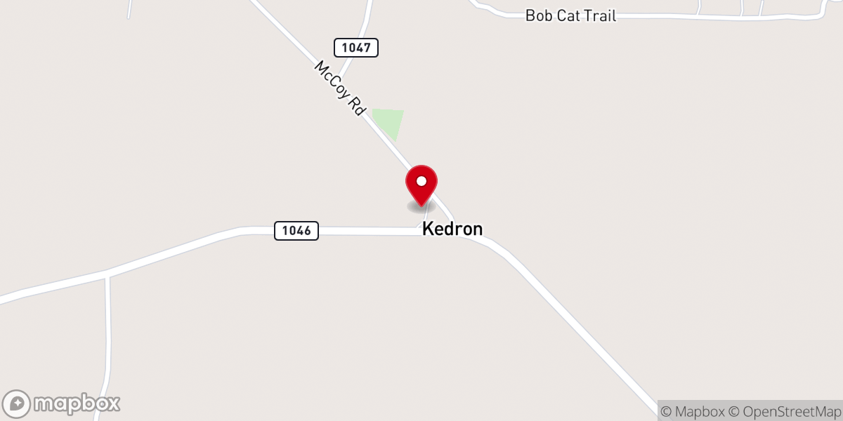 Map showing location of Kedron Baptist