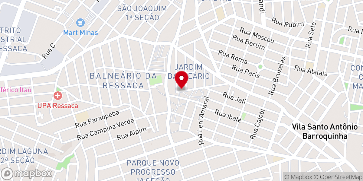 Map showing location of Igreja Pentecostal Templo Geração de Profetas Sede