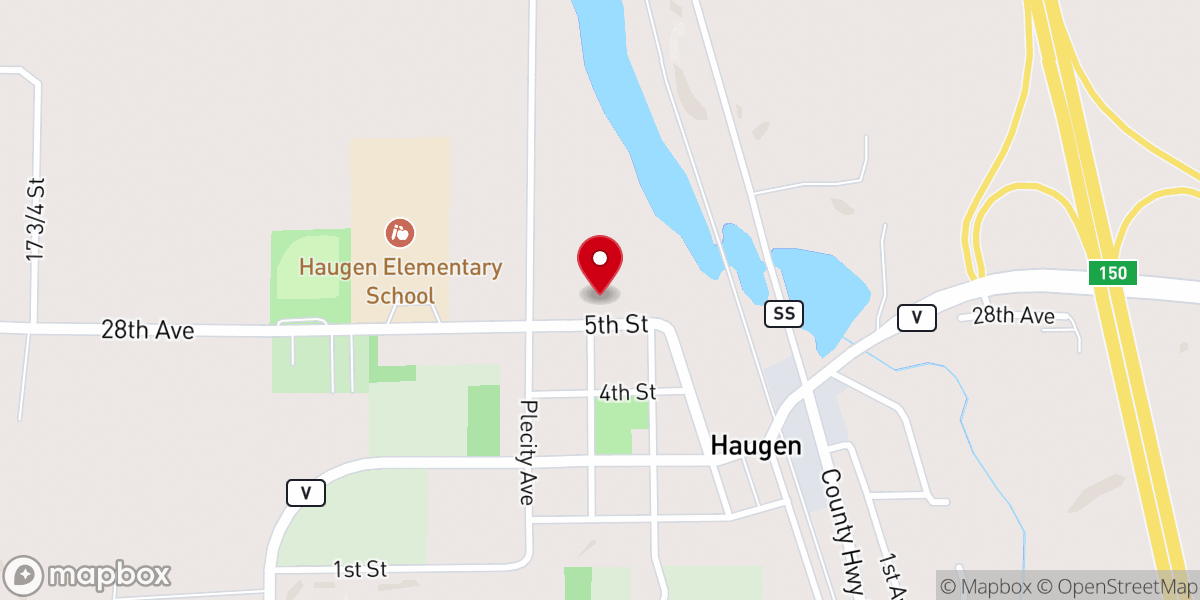 Map showing location of Holy Trinity Parish