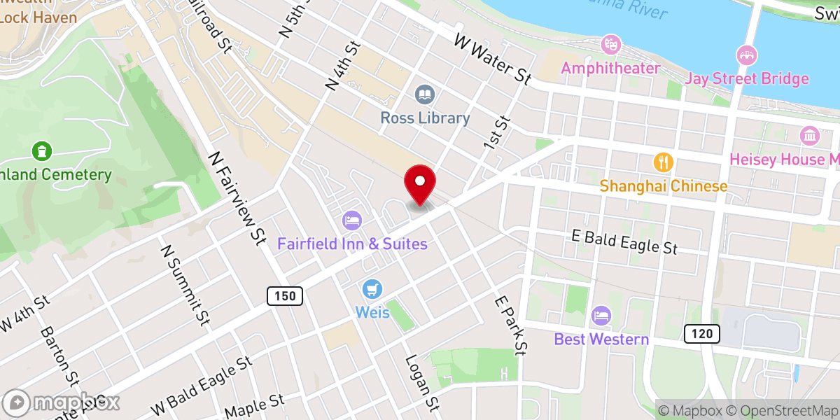 Map showing location of The Common Place Church