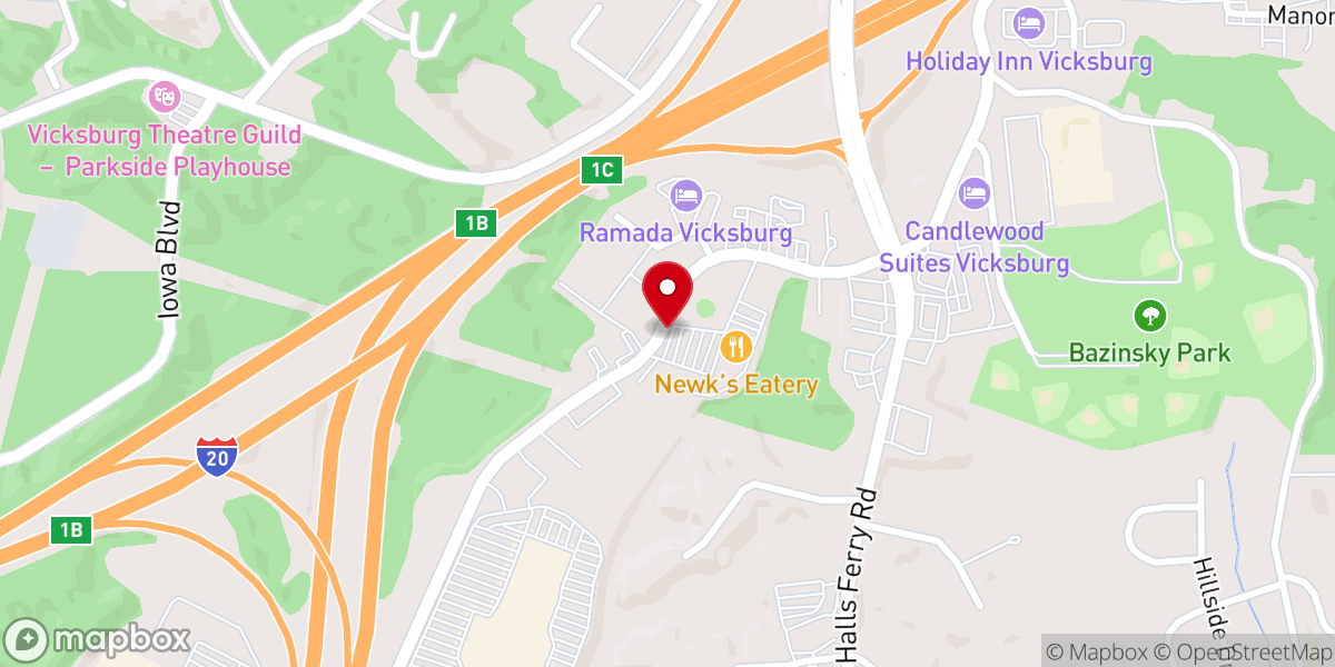 Map showing location of Haven House Family Shelter Inc