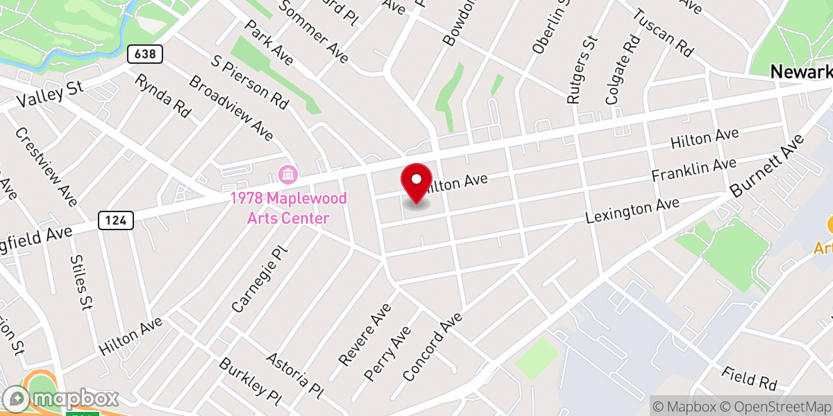 Map showing location of St. Joseph's Roman Catholic Church