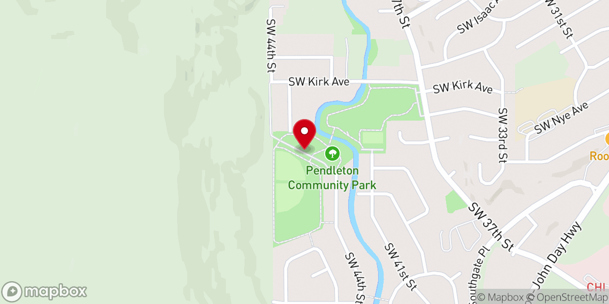 Map showing location of Community Park