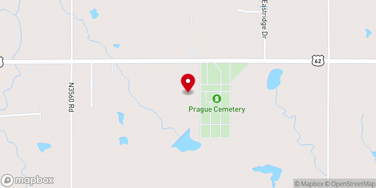 Map showing location of Faith Bible Church