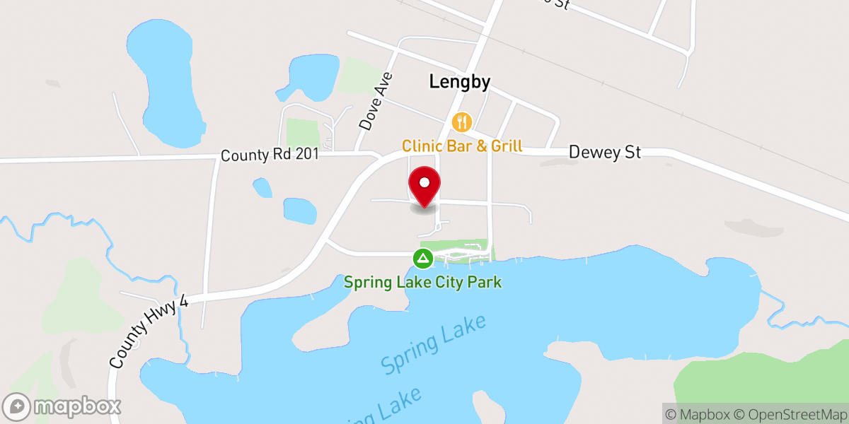 Map showing location of Fridhem Lutheran Church