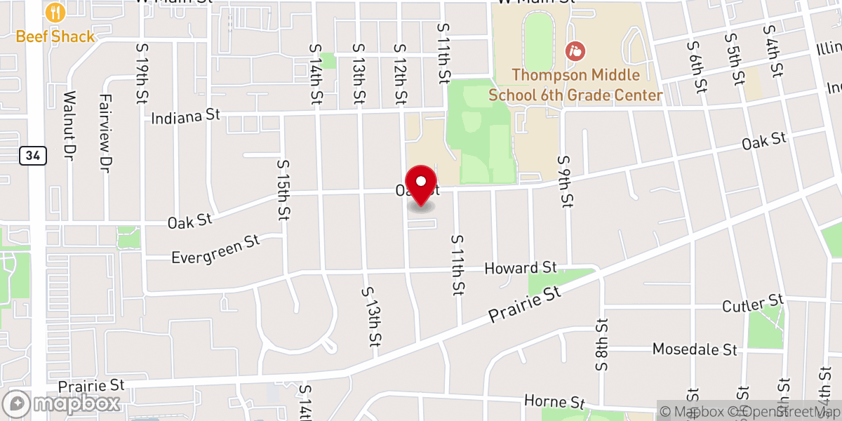 Map showing location of Redeemer Fellowship