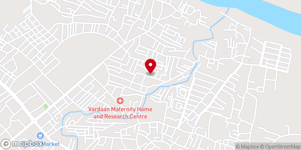 Map showing location of The Pentecostal Mission, Tatanagar