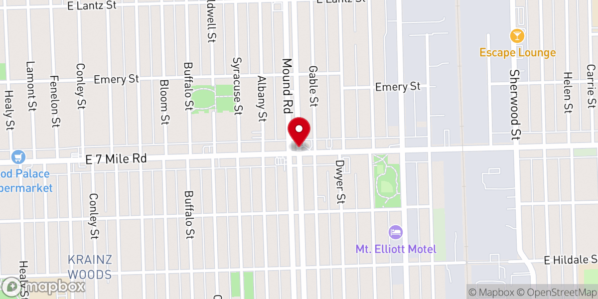 Map showing location of New Breakthrough Church International