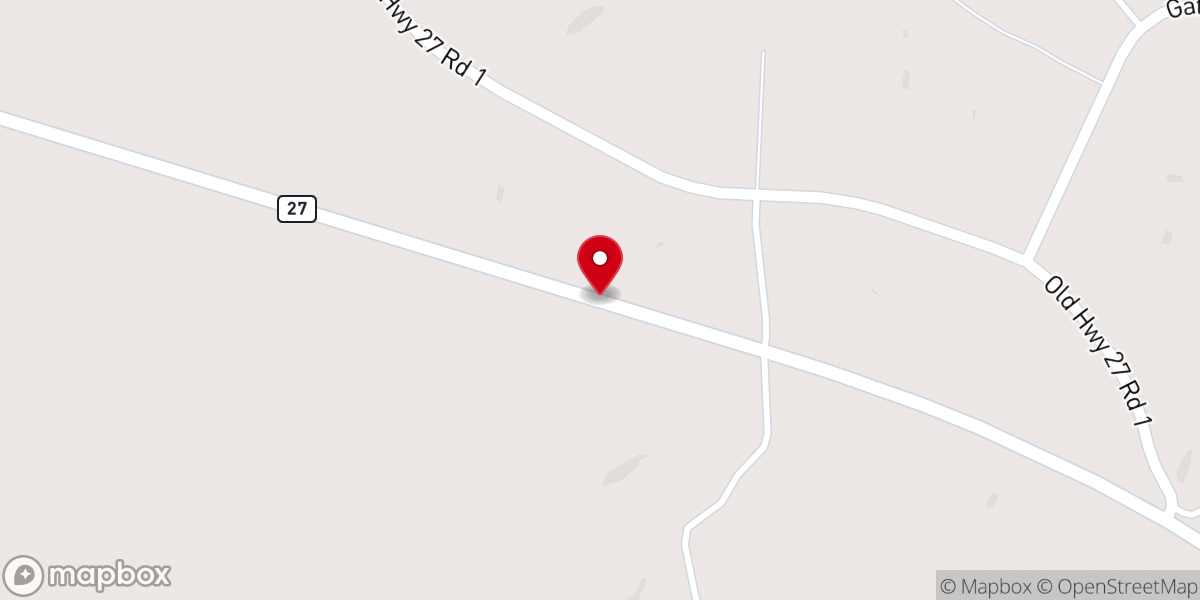 Map showing location of Christian Open Door