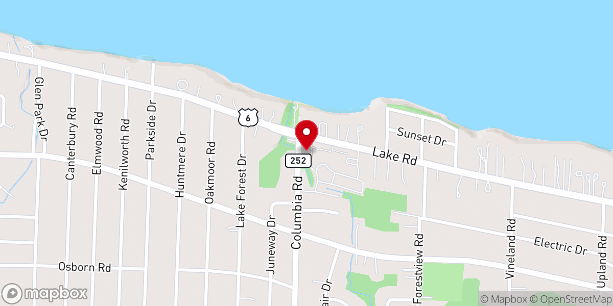 Map showing location of Bay Presbyterian Church - Food Distribution Center