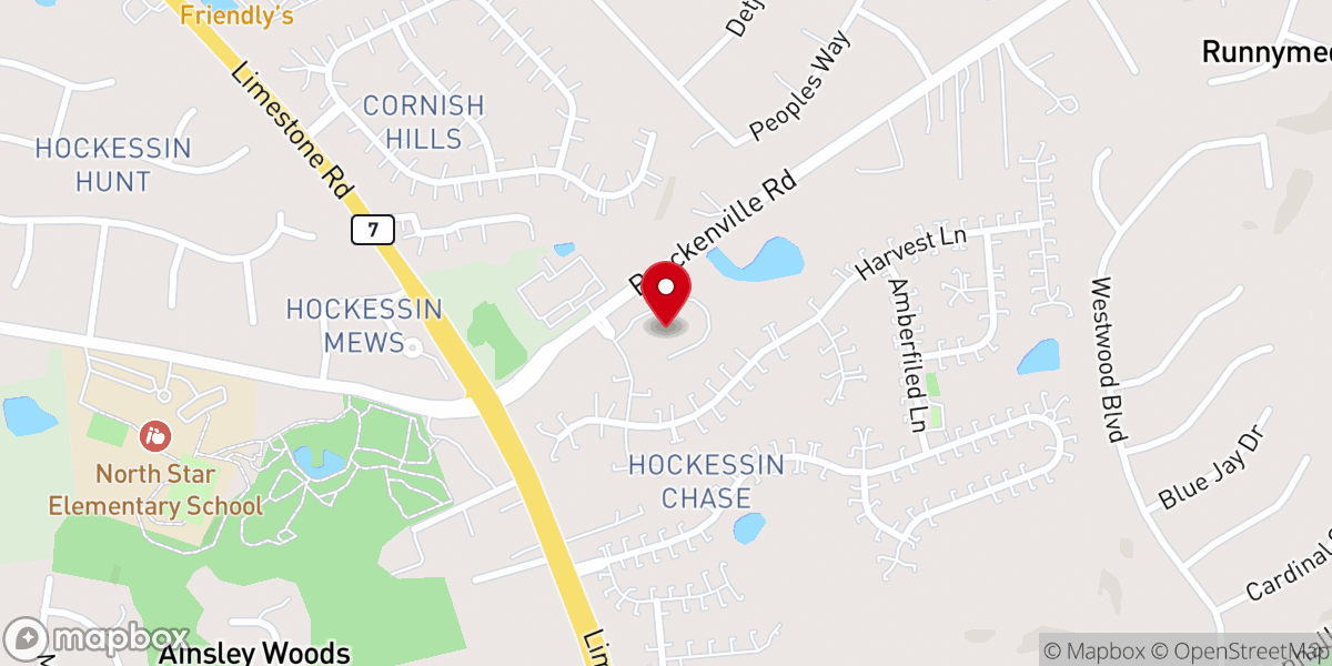 Map showing location of Complete Care at Brackenville