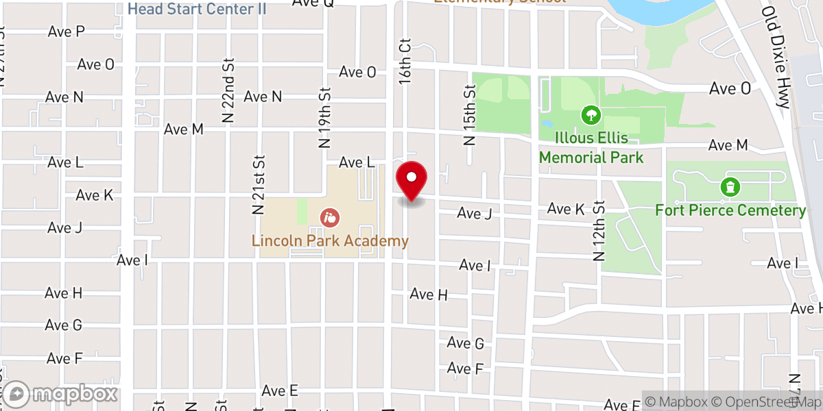 Map showing location of Apostolic Church of Jesus