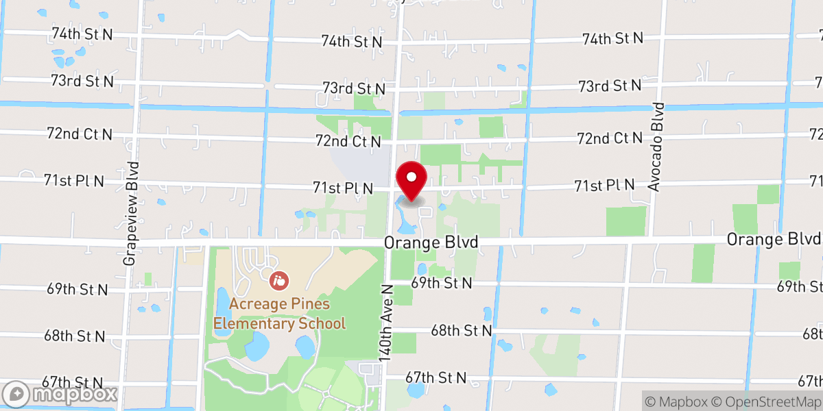 Map showing location of Cornerstone Fellowship