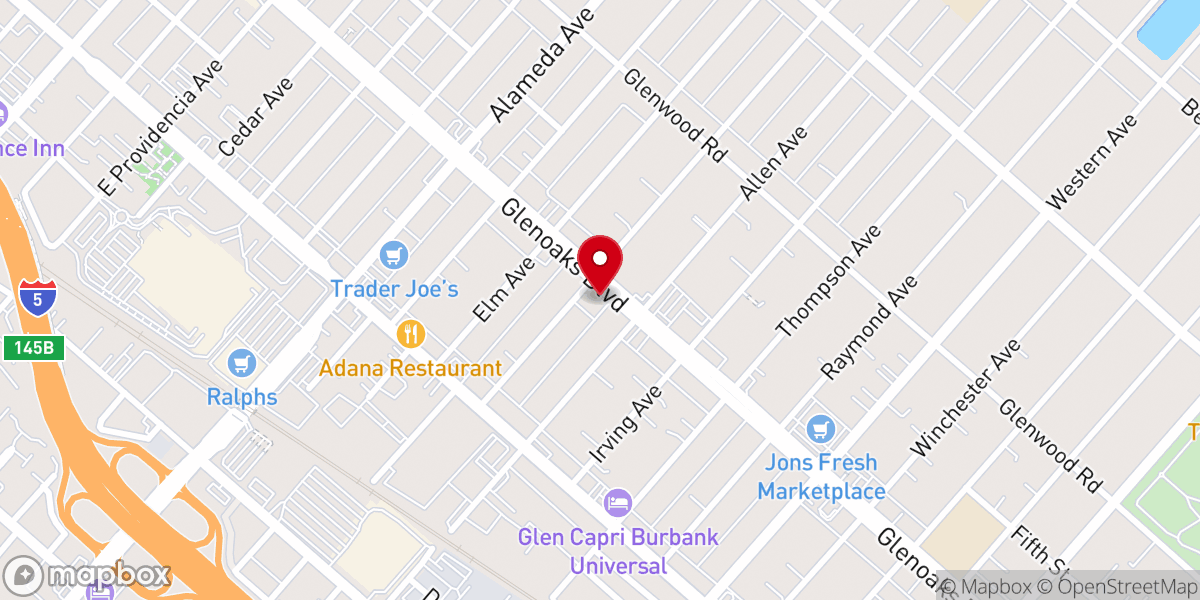 Map showing location of St Matthew's Lutheran Church