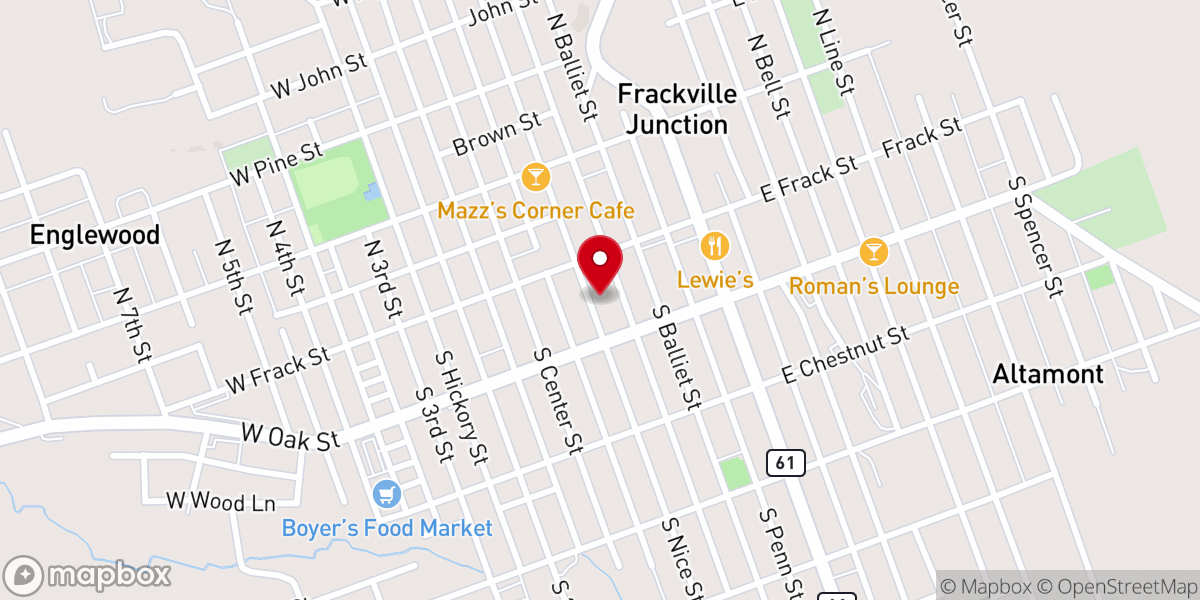 Map showing location of Compassion heart of God church