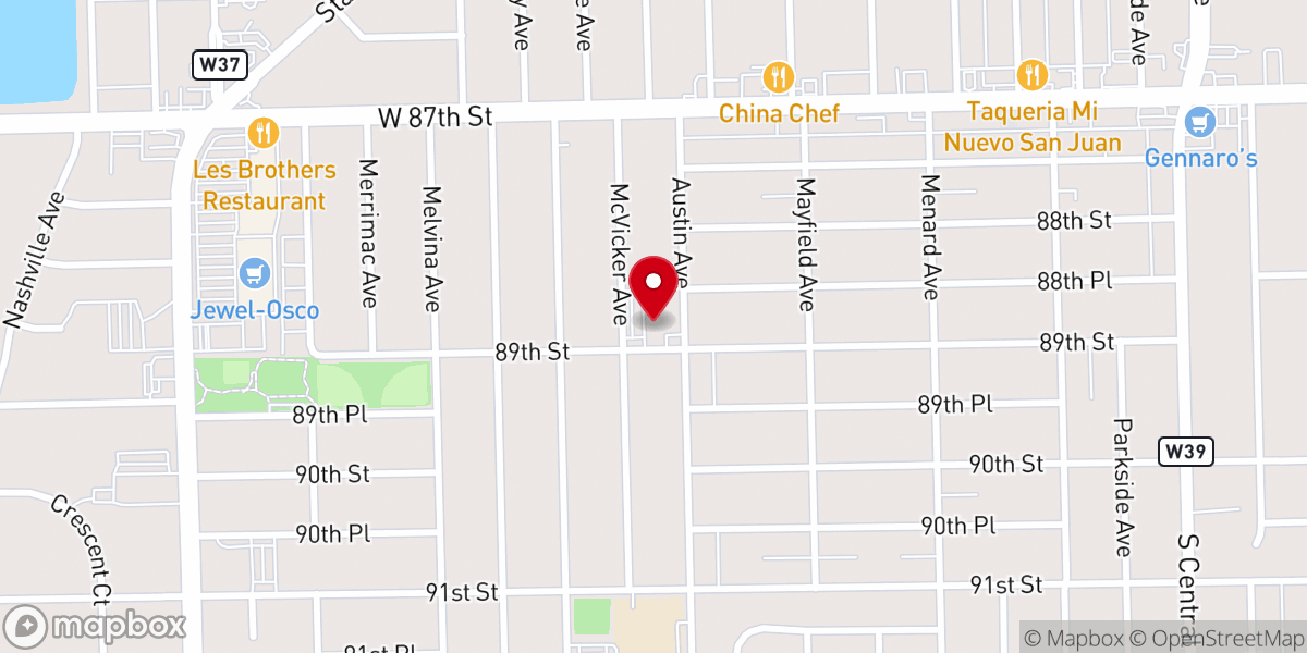 Map showing location of Word Alive Harvest Church Inc