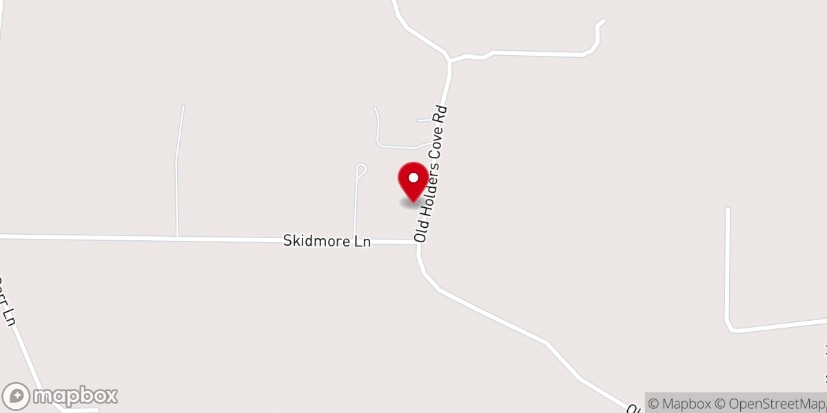 Map showing location of Little Mountain Church