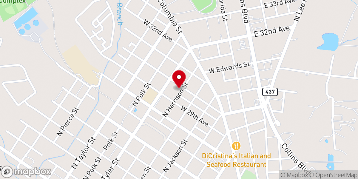 Map showing location of Christ Temple Church of Christ Holiness USA