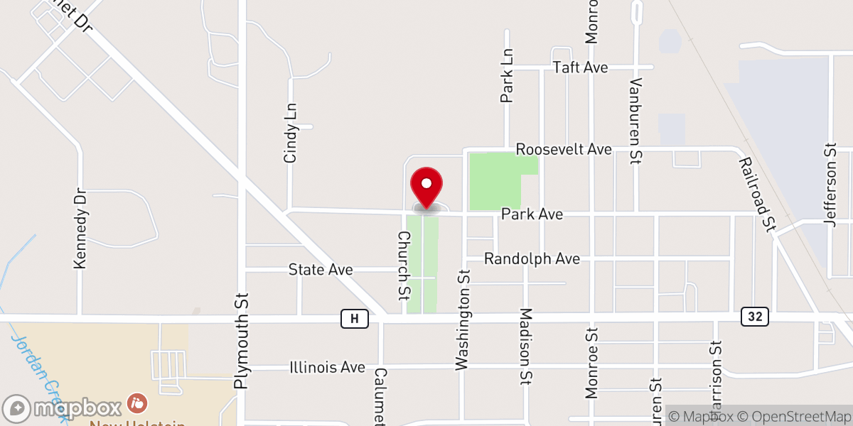 Map showing location of Connections Community Church