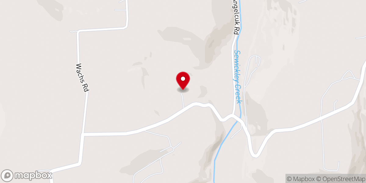 Map showing location of Sewickley Church