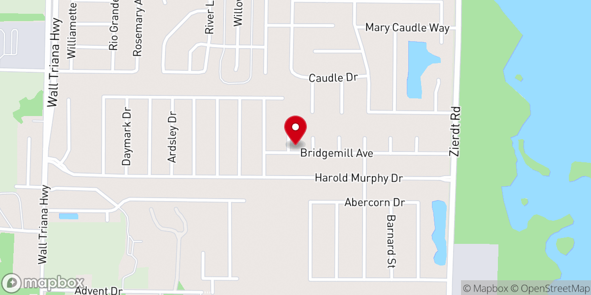 Map showing location of Trinity Baptist Church on Hughes RD in Madison AL