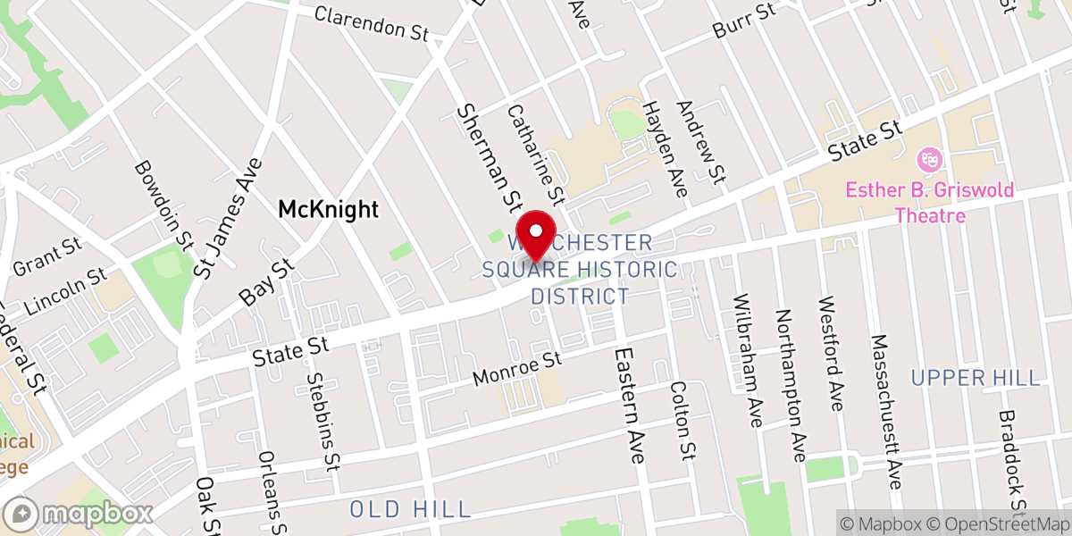 Map showing location of Heart of Faith Presbyterian Church