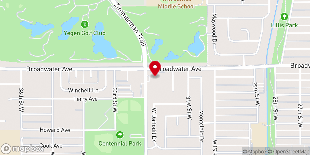 Map showing location of Apostles Lutheran Church