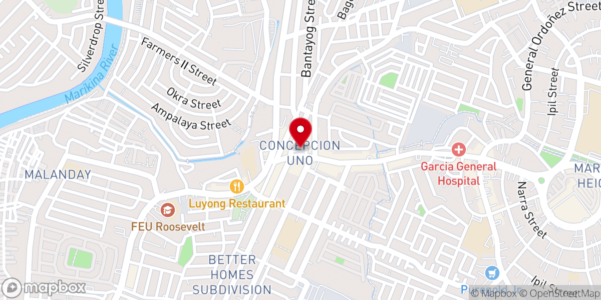 Map showing location of Immaculate Conception Parish Church - Concepcion, Marikina City (Diocese of Antipolo)