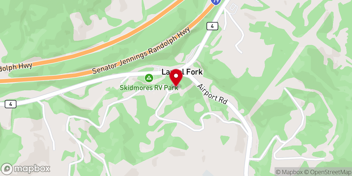 Map showing location of Living River Chapel