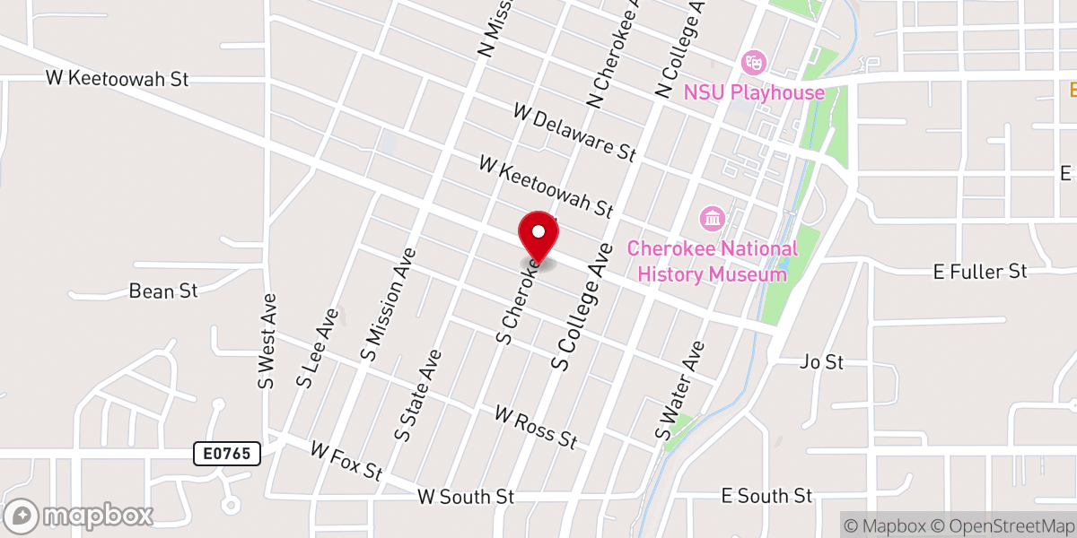 Map showing location of Crossroads Ministries