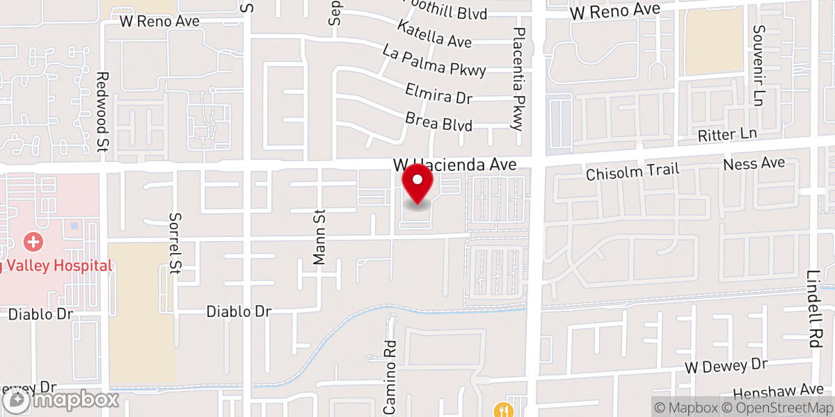 Map showing location of Panos Hall