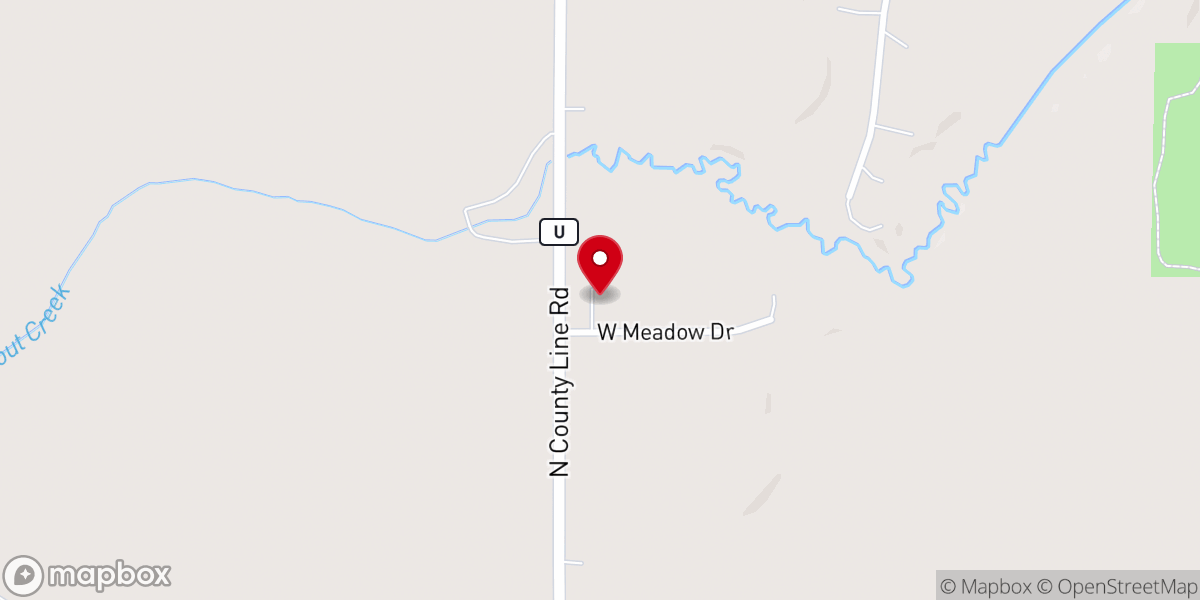 Map showing location of Oneida Apostolic Church