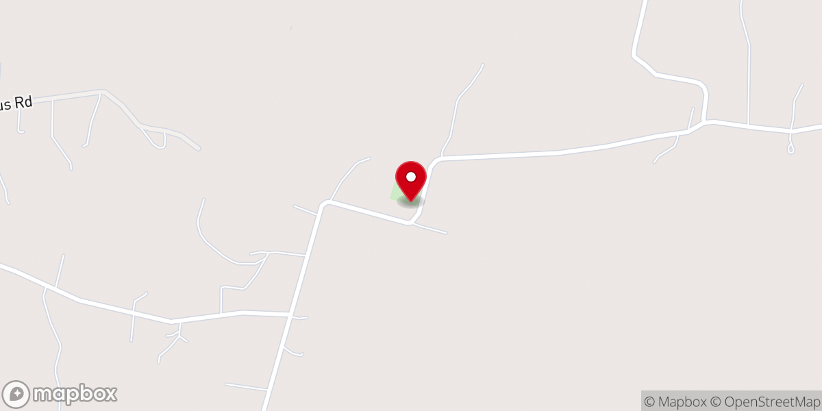 Map showing location of Dripping Springs Church