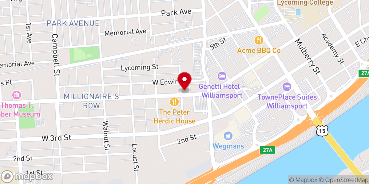 Map showing location of City Alliance Church
