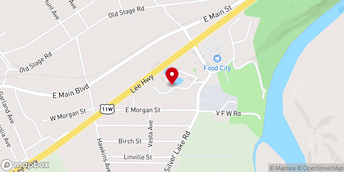 Map showing location of The Landings on Silver Lake Apartments