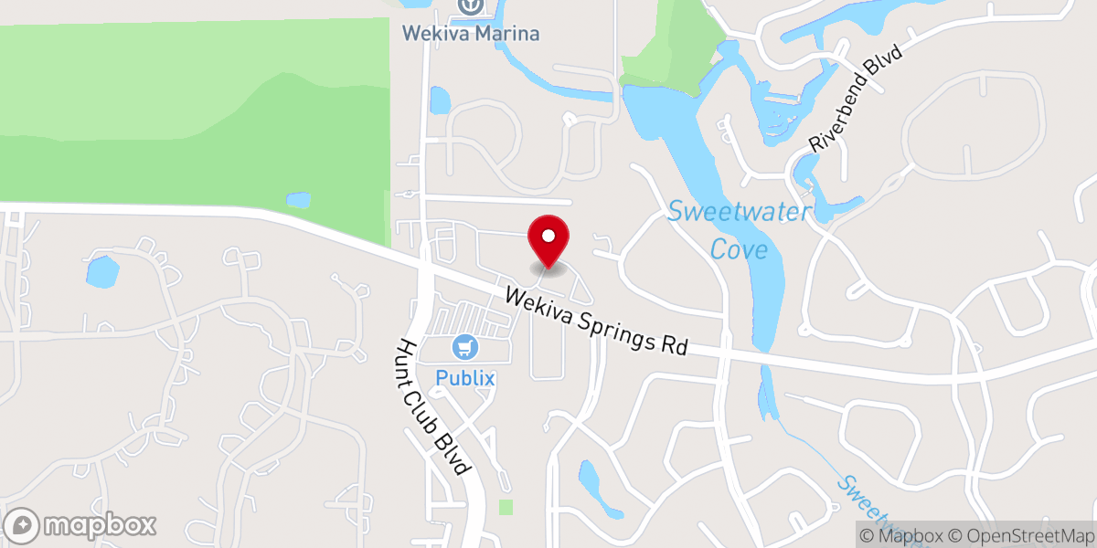 Map showing location of First Baptist Sweetwater
