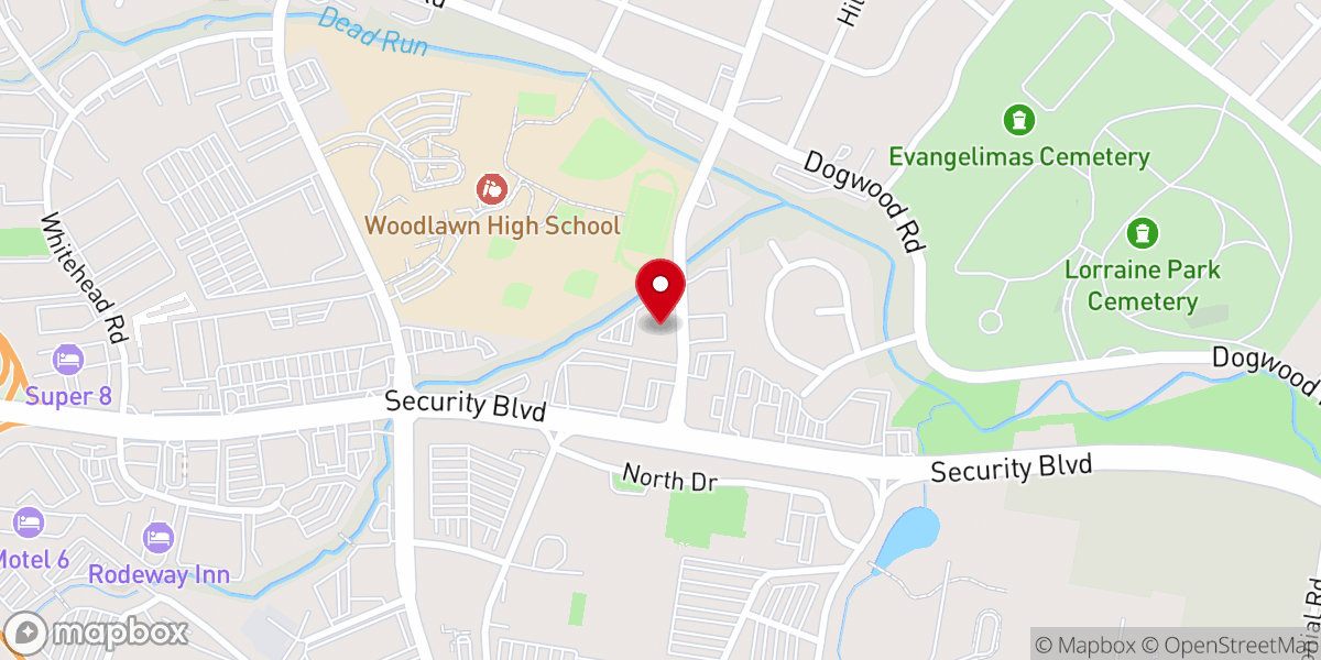 Map showing location of Charity Church