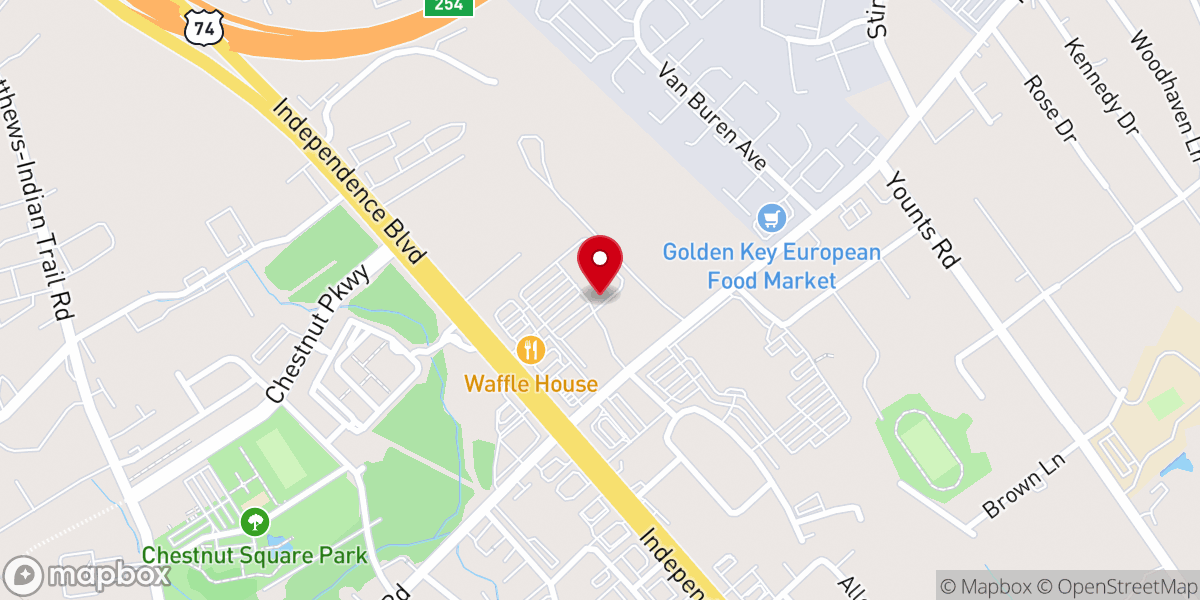 Map showing location of Sweet Union Brewing