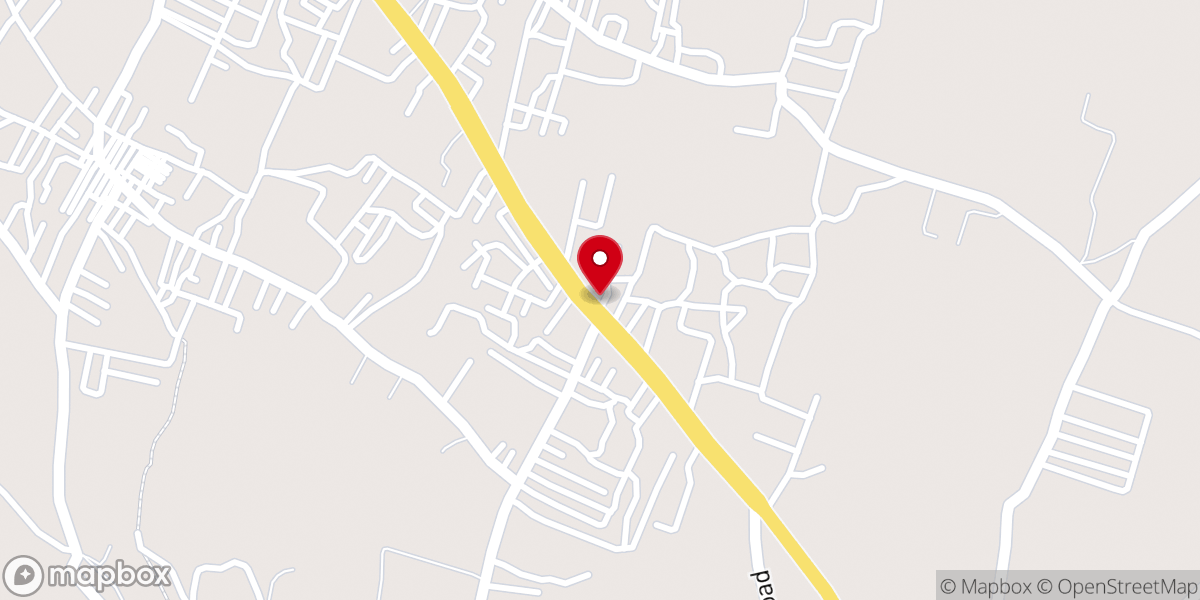 Map showing location of Church of God Full Gospel in India, Dindigul