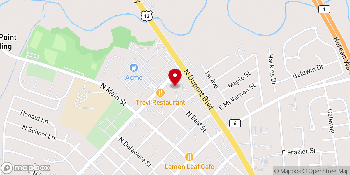 Map showing location of Powerhouse Church Inc