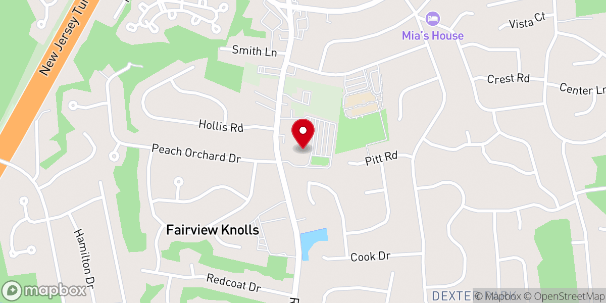 Map showing location of St. Bartholomew Roman Catholic Church