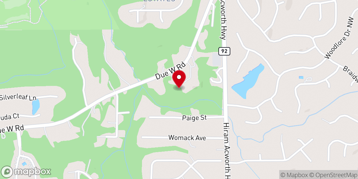Map showing location of Hosanna Outreach Ministries of Emanuel