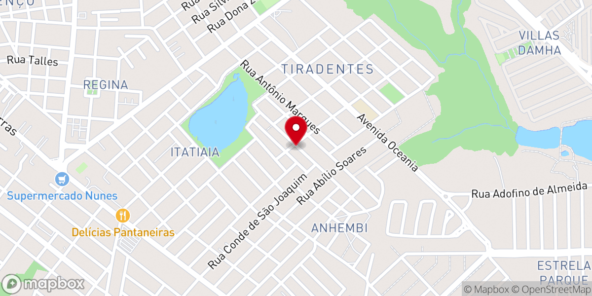 Map showing location of Igreja Pentecostal Deus é Eterno