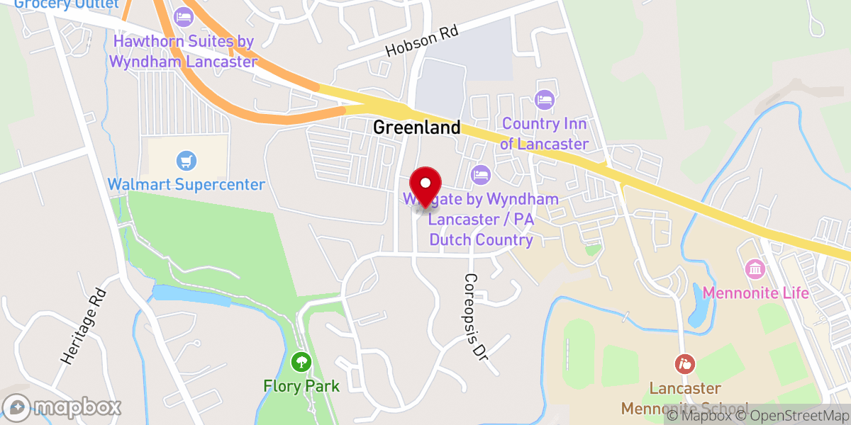 Map showing location of Go Bear Fruit Ministries Inc