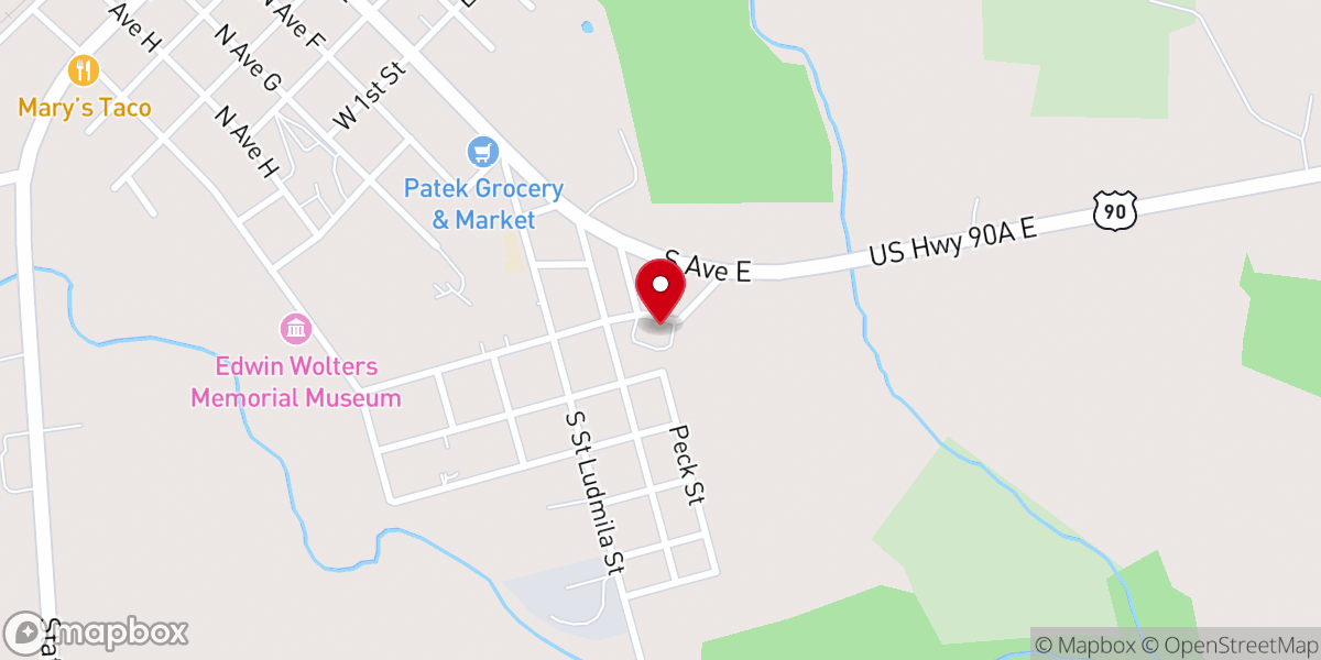 Map showing location of First United Methodist Church