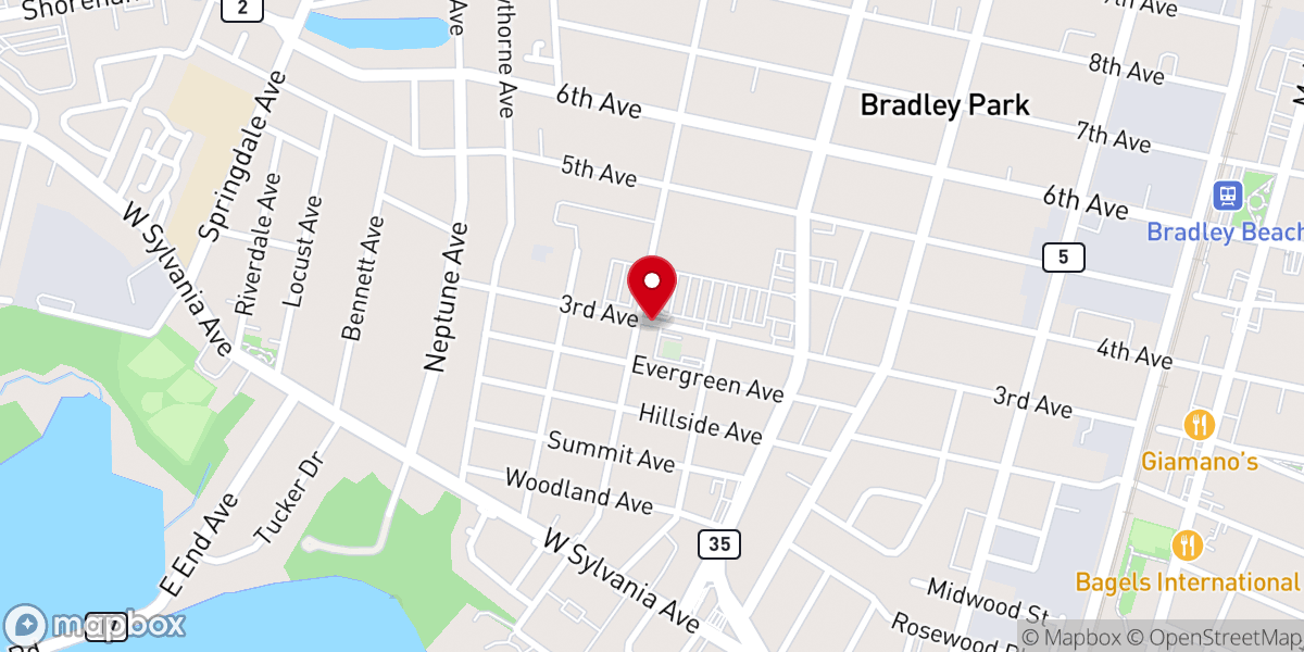 Map showing location of Hope International Ministries- H. I. M.